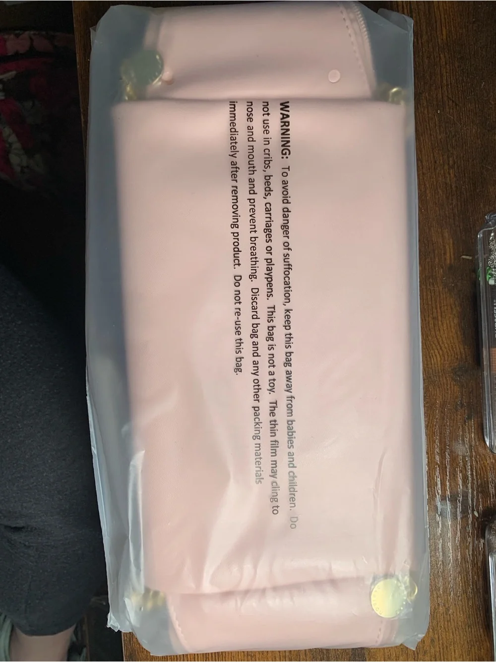 Barefoot Caribou Pink Travel Cosmetic Bag